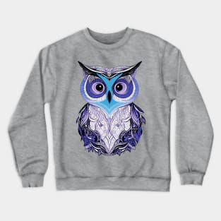 Abstract Owl Crewneck Sweatshirt